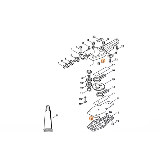 STIHL  Tulejka igłowa 6x10x9 9513 003 1570